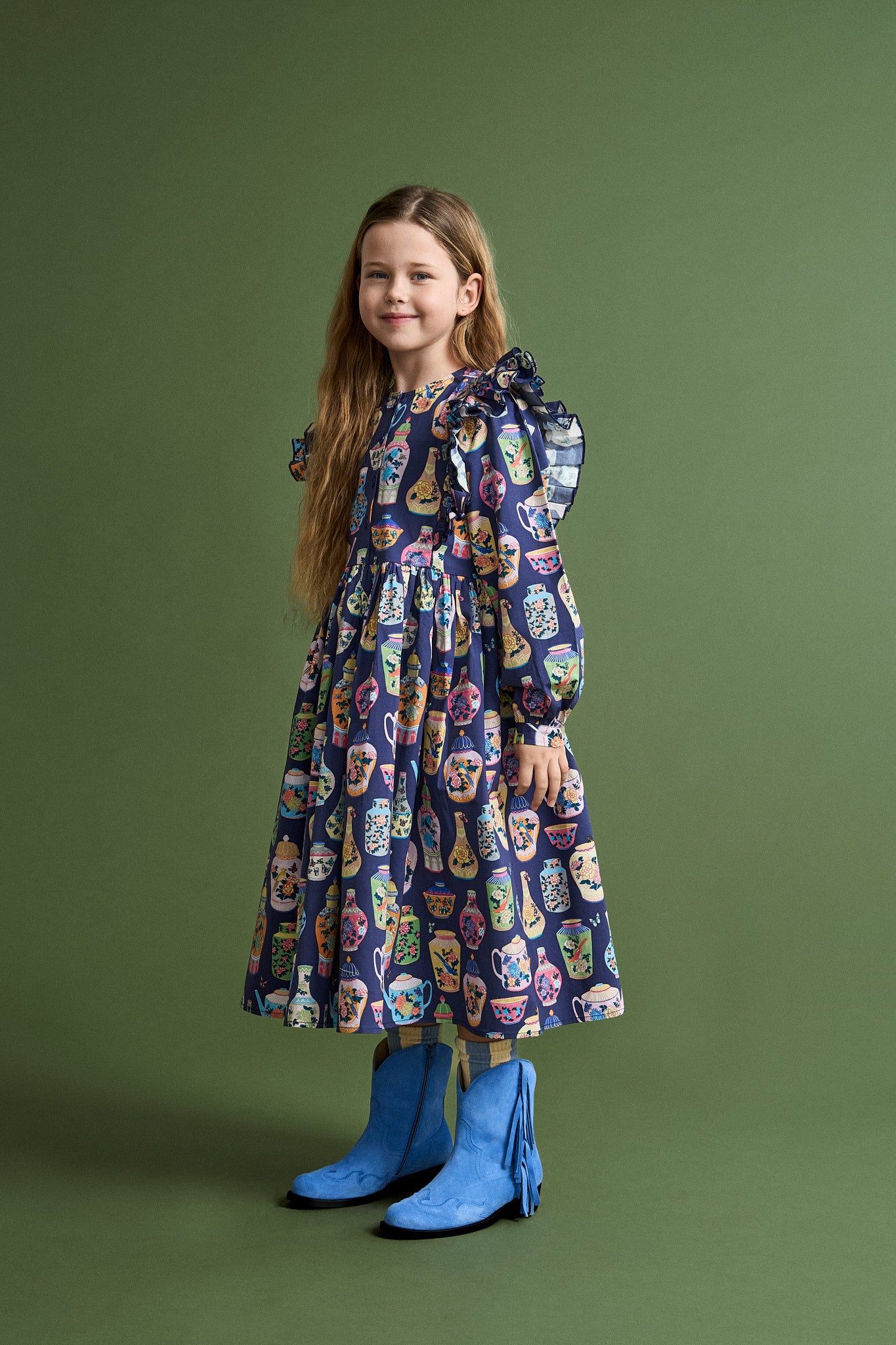 PORCELAIN DRESS BLUE
