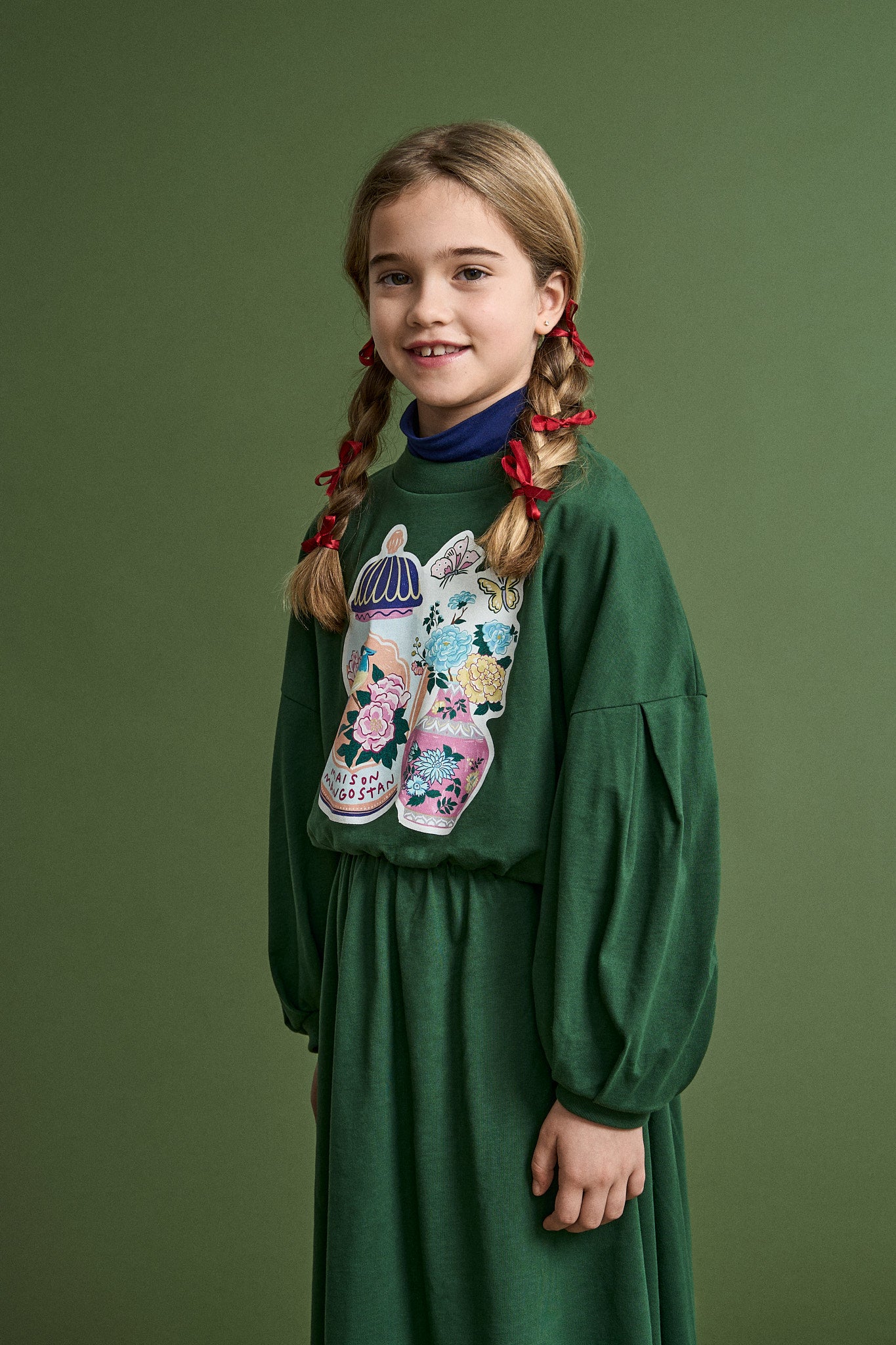 PORCELAIN DRESS GREEN
