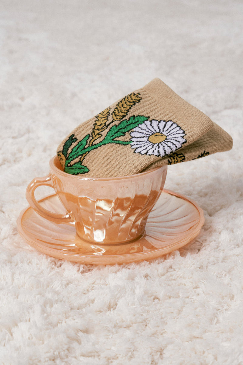 THE FARM SHORT SOCK BEIGE