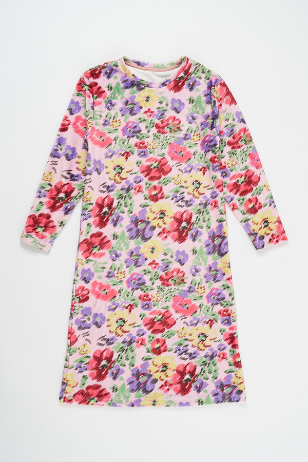 Glitch Velvet Dress Adult