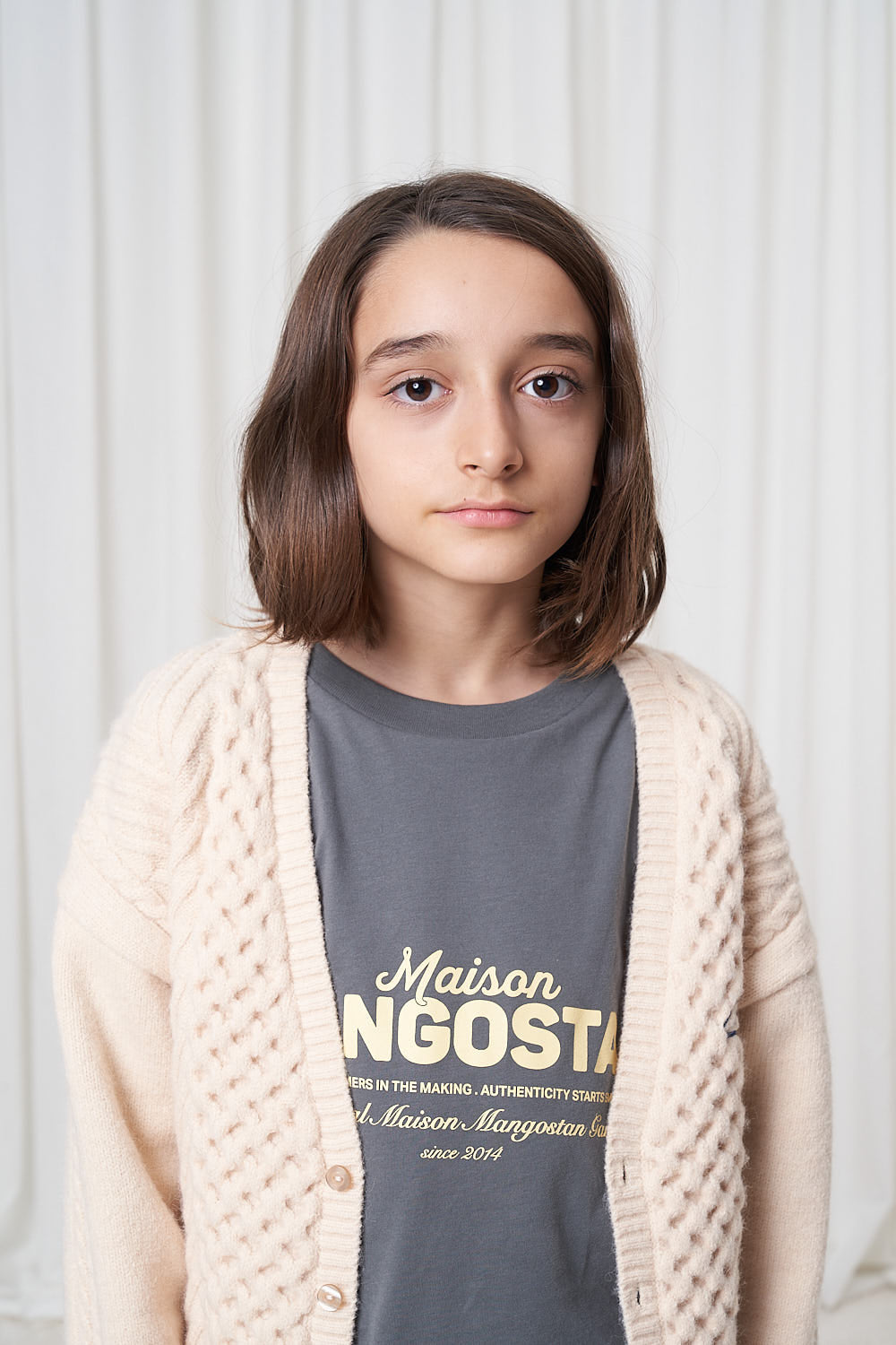 T-SHIRT MIT ORIGINAL-LOGO GRAU 