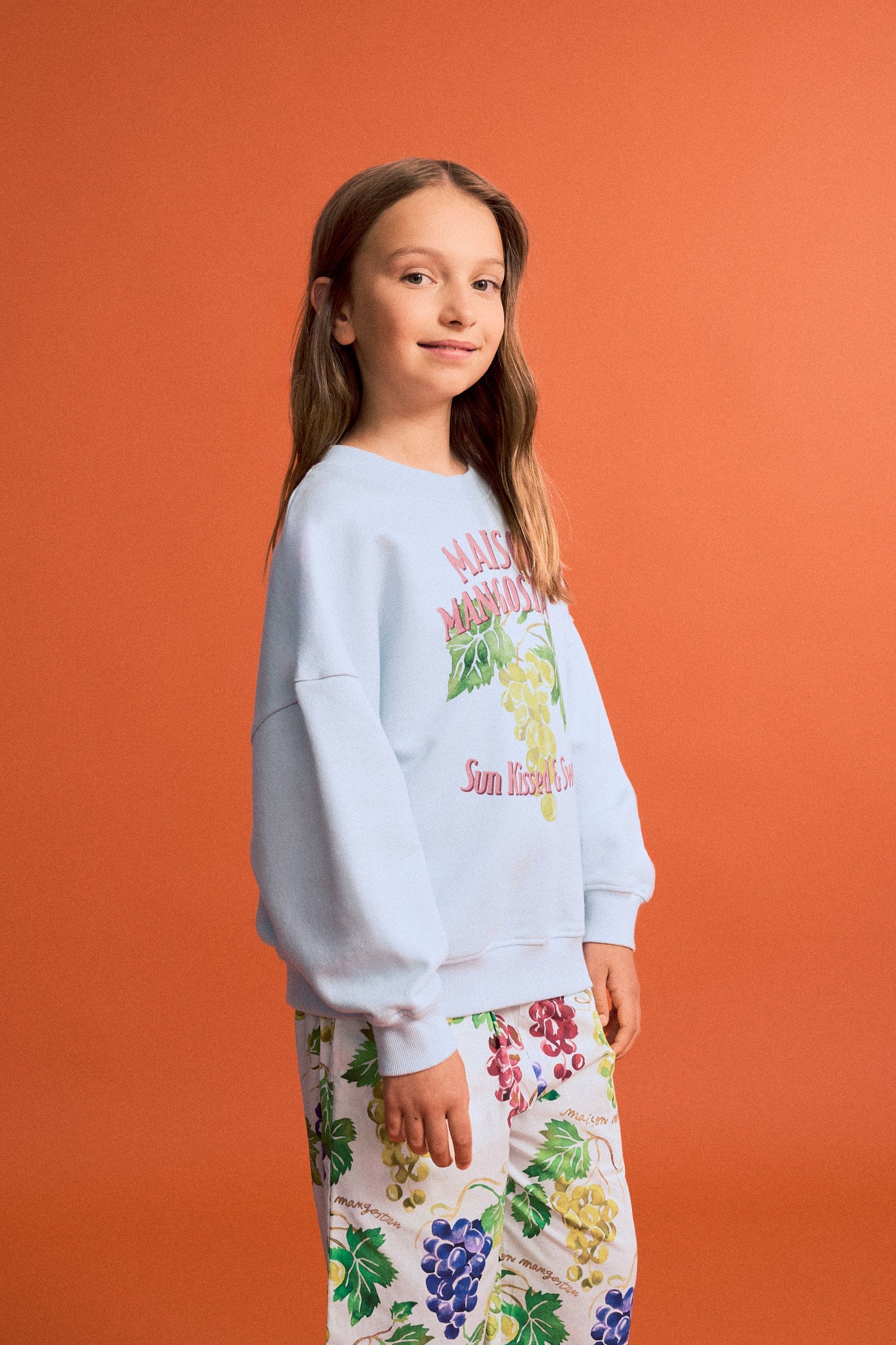 UVAS SWEATSHIRT HELLBLAU