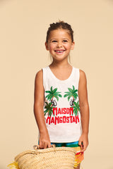 MONKEY FOREST TANK WHITE