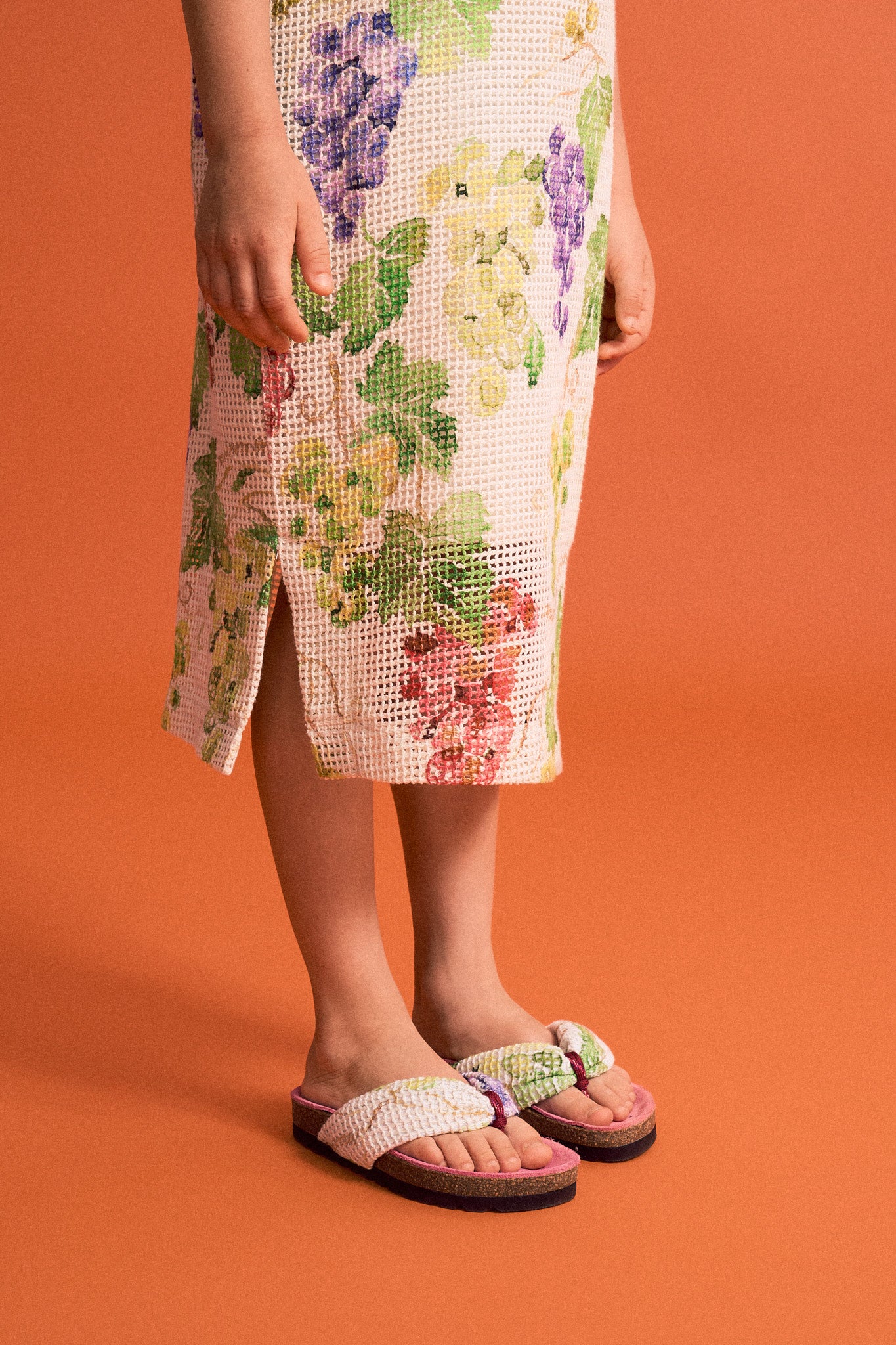 UVAS MESH DRESS ANGORA
