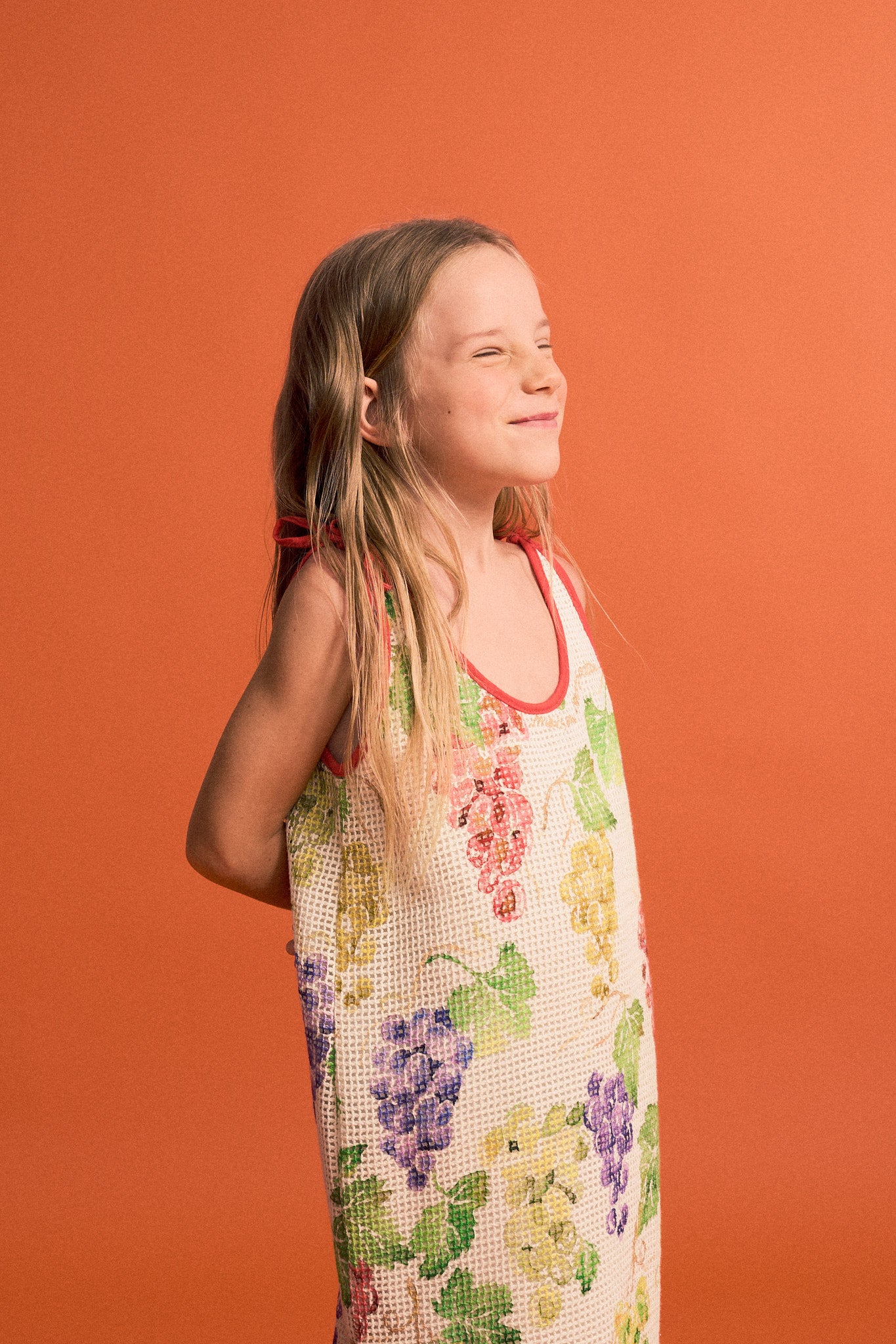 UVAS MESH DRESS ANGORA