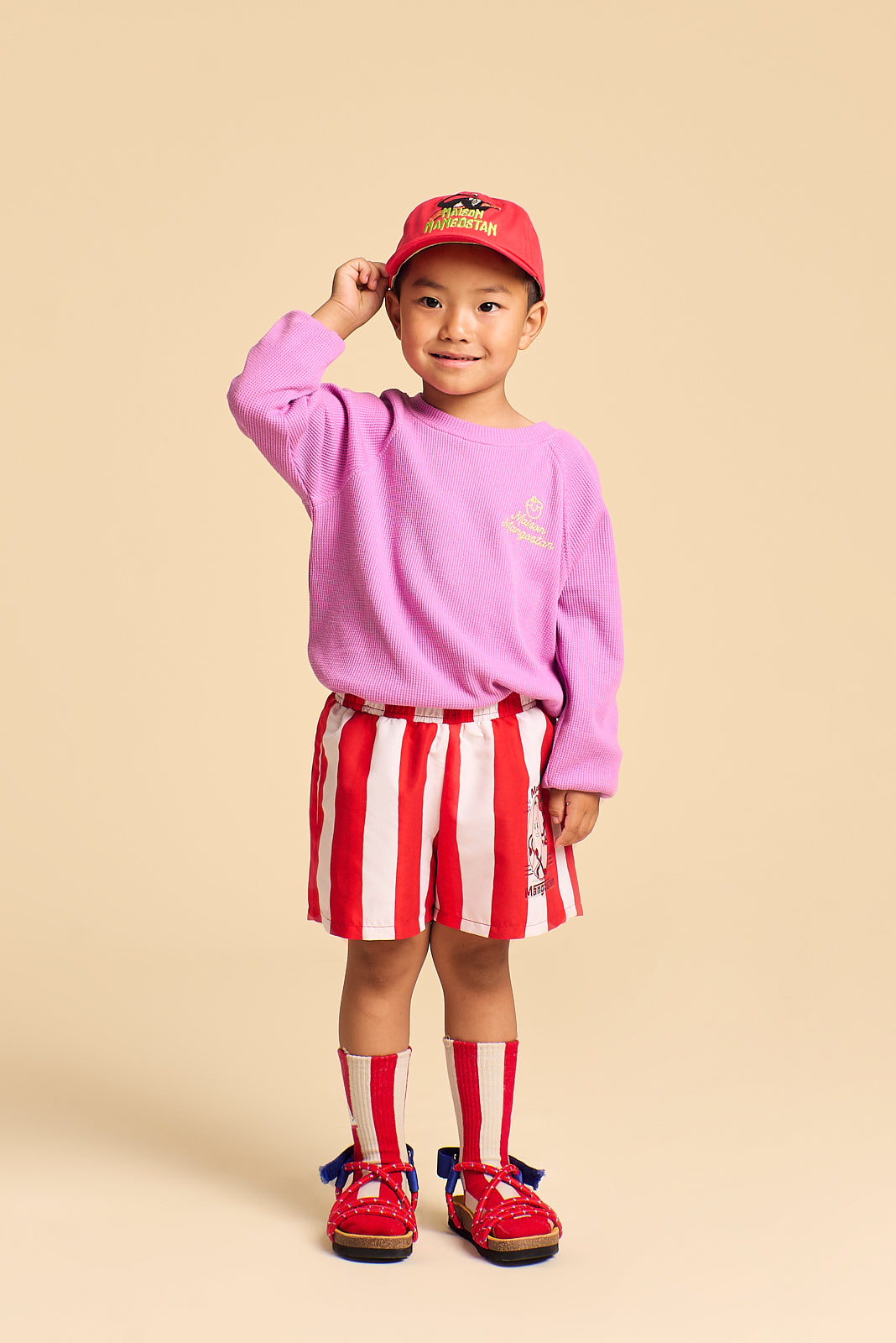 MANGOSTAN LOGO T-SHIRT PRUNE