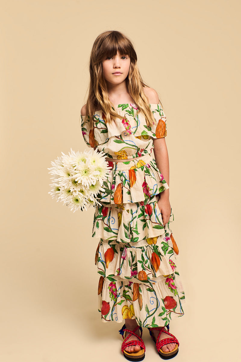 PASSION FRUIT SKIRT BEIGE