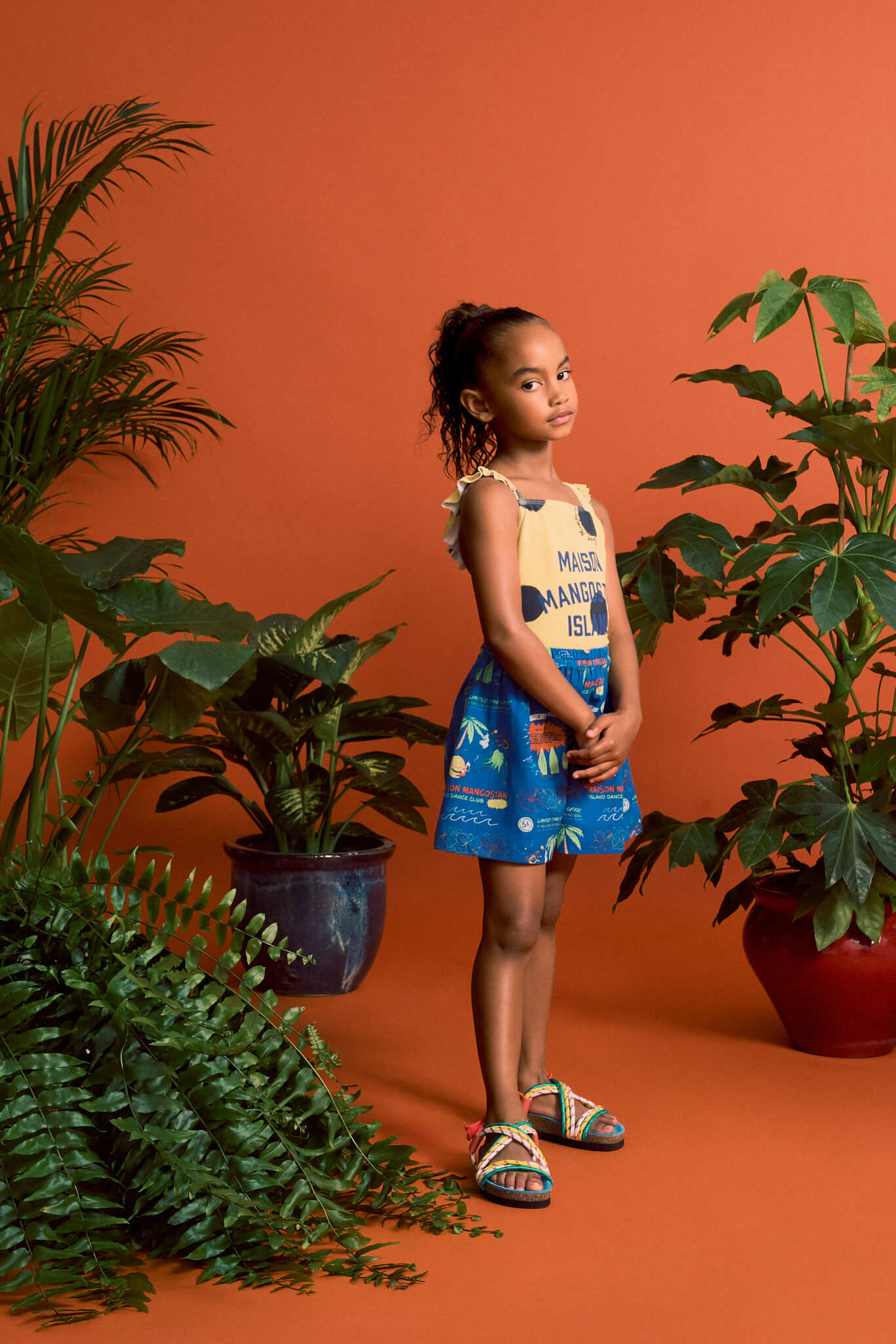 DOTS SWIMSUIT YELLOW