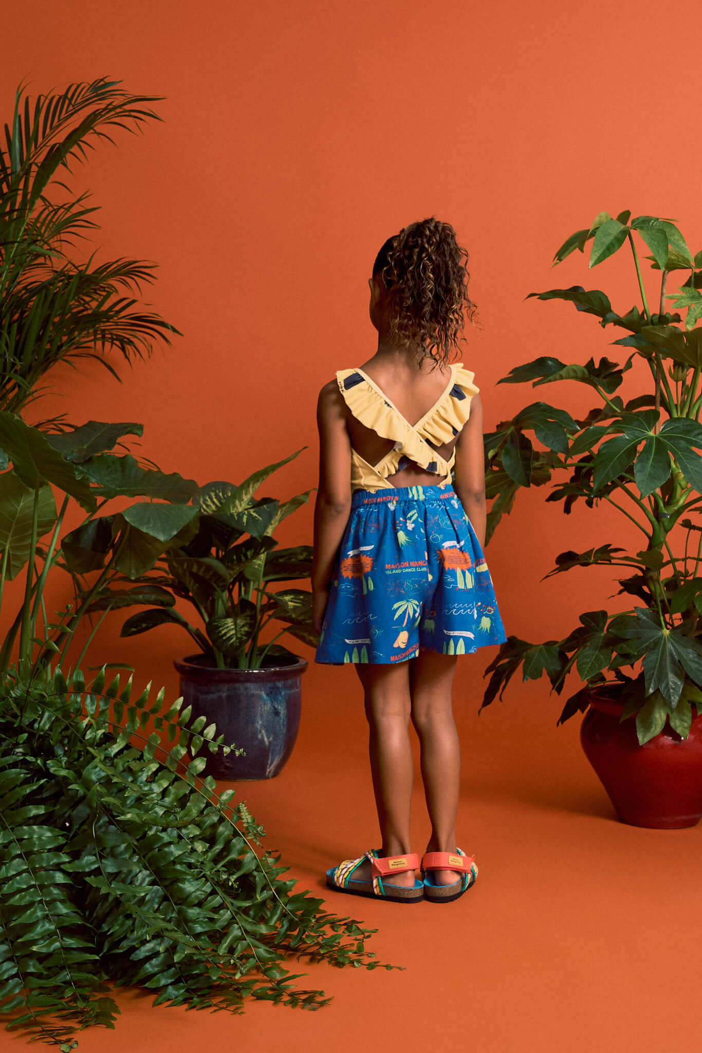 DOTS SWIMSUIT YELLOW