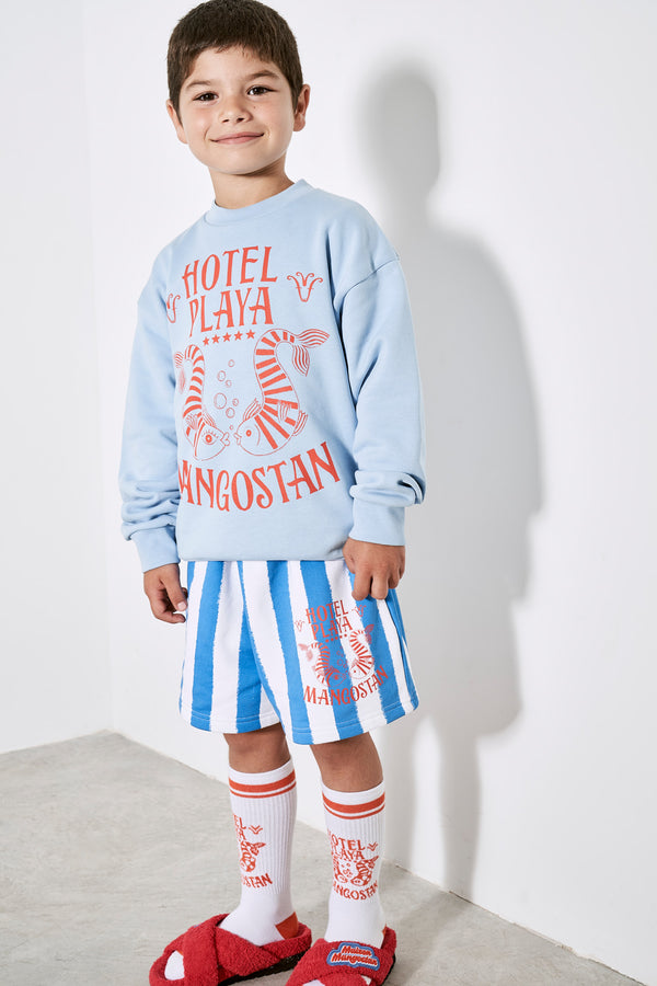 Stripes Sweatshort