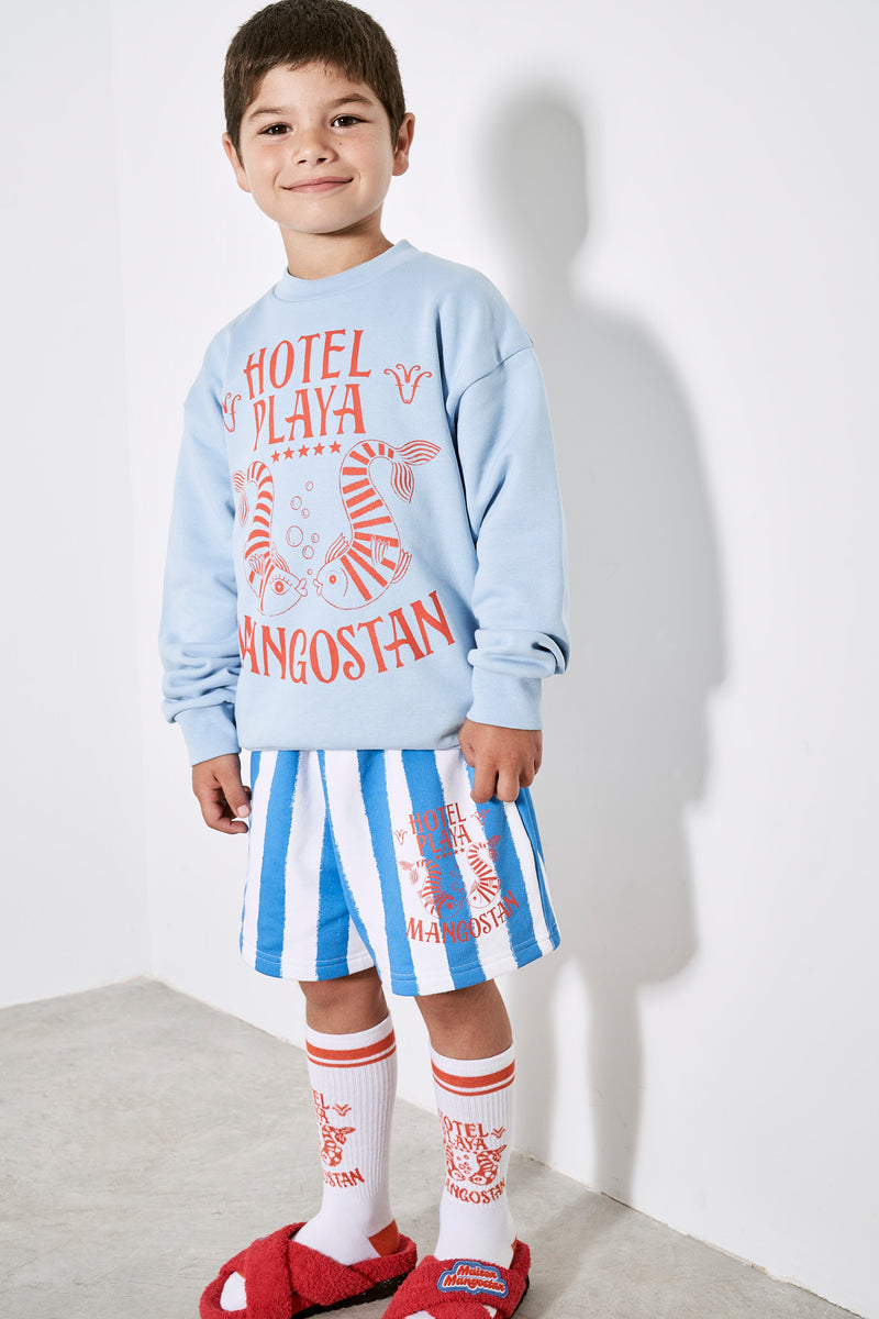 Stripes Sweatshort