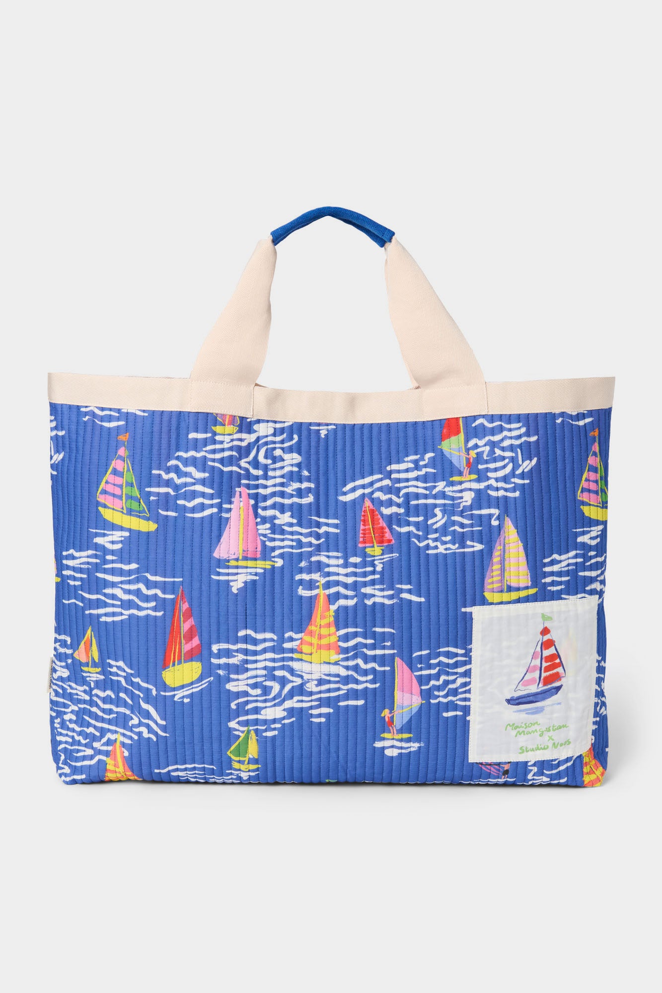 MAISON MANGOSTAN X STUDIO NOOS BARCOS BEACH BAG