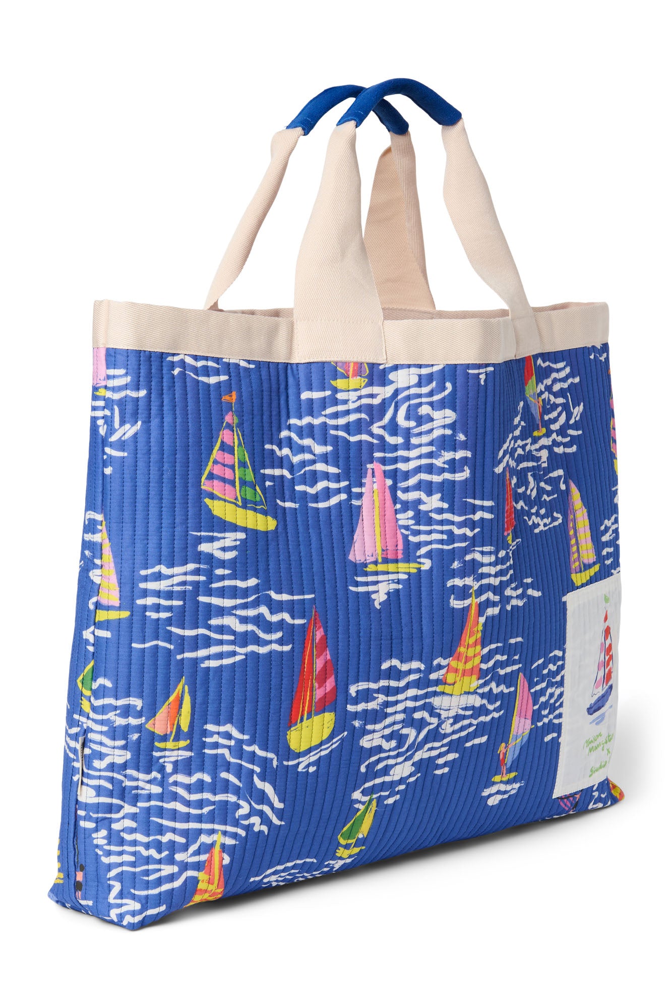 MAISON MANGOSTAN X STUDIO NOOS BARCOS BEACH BAG