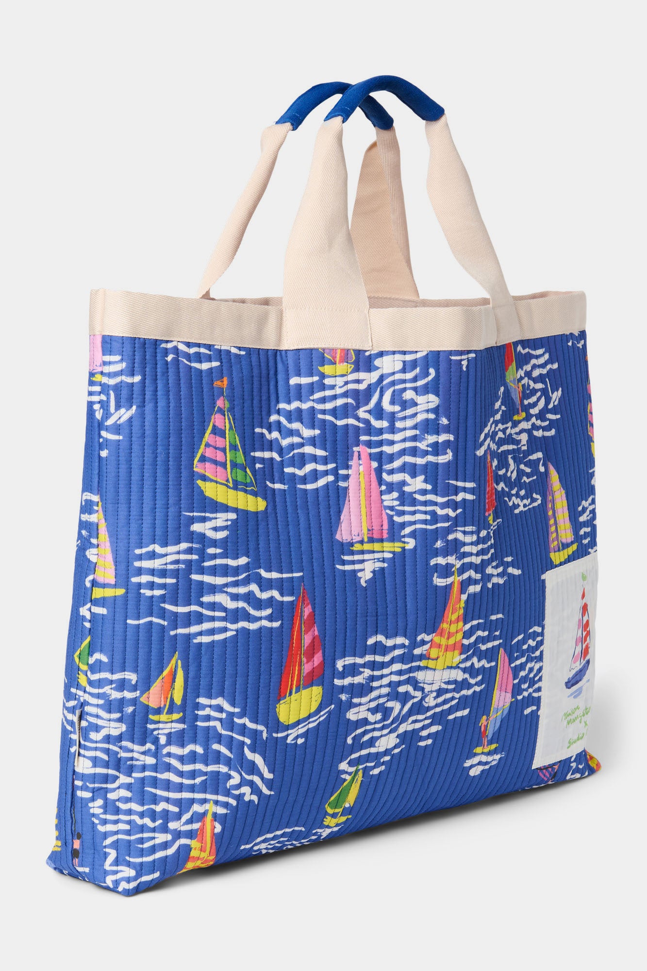 MAISON MANGOSTAN X STUDIO NOOS BARCOS BEACH BAG