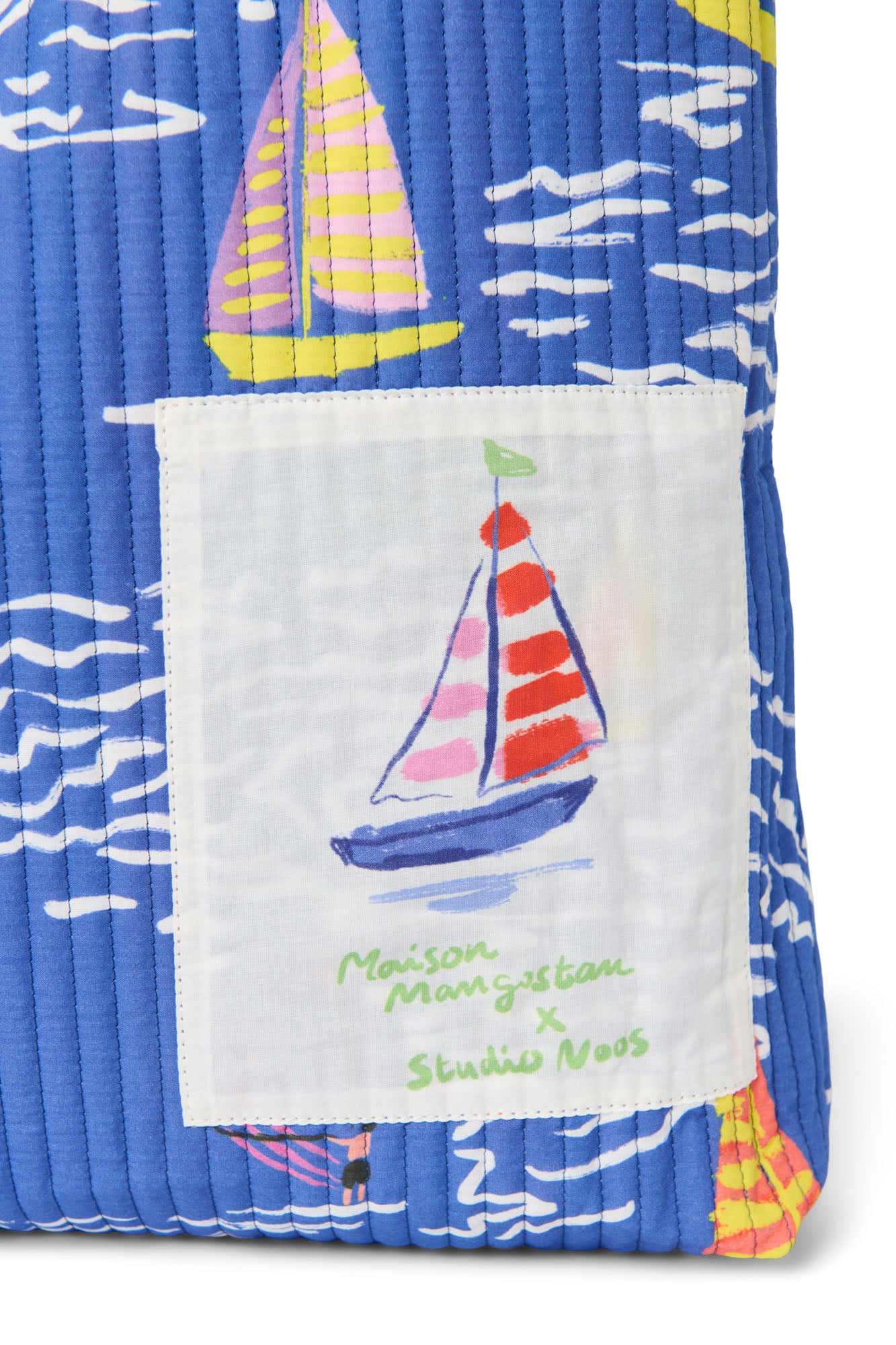 MAISON MANGOSTAN X STUDIO NOOS BARCOS BEACH BAG