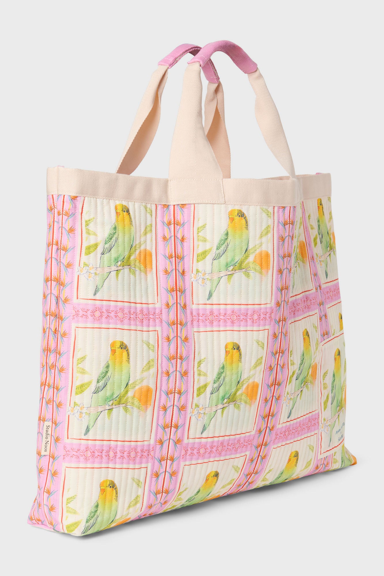 MAISON MANGOSTAN X STUDIO NOOS BIRDS BEACH BAG