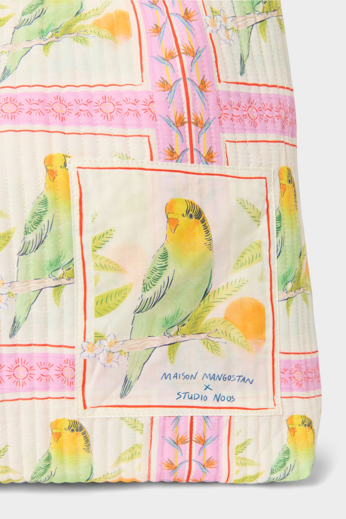 MAISON MANGOSTAN X STUDIO NOOS BIRDS MOM BAG