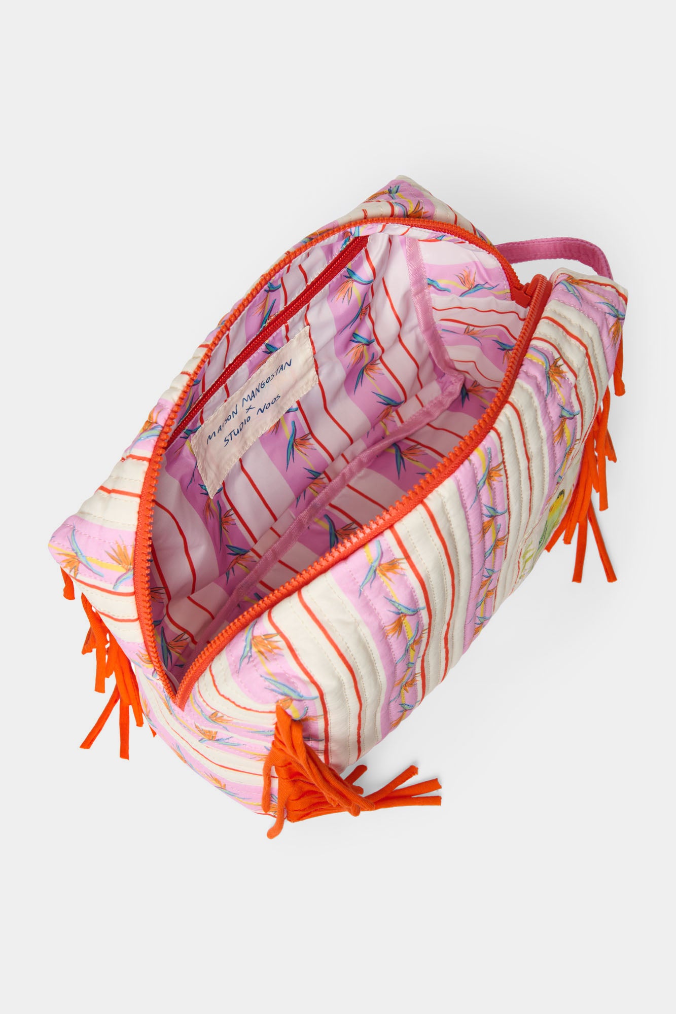MAISON MANGOSTAN X STUDIO NOOS BIRDS TOILETRY BAG