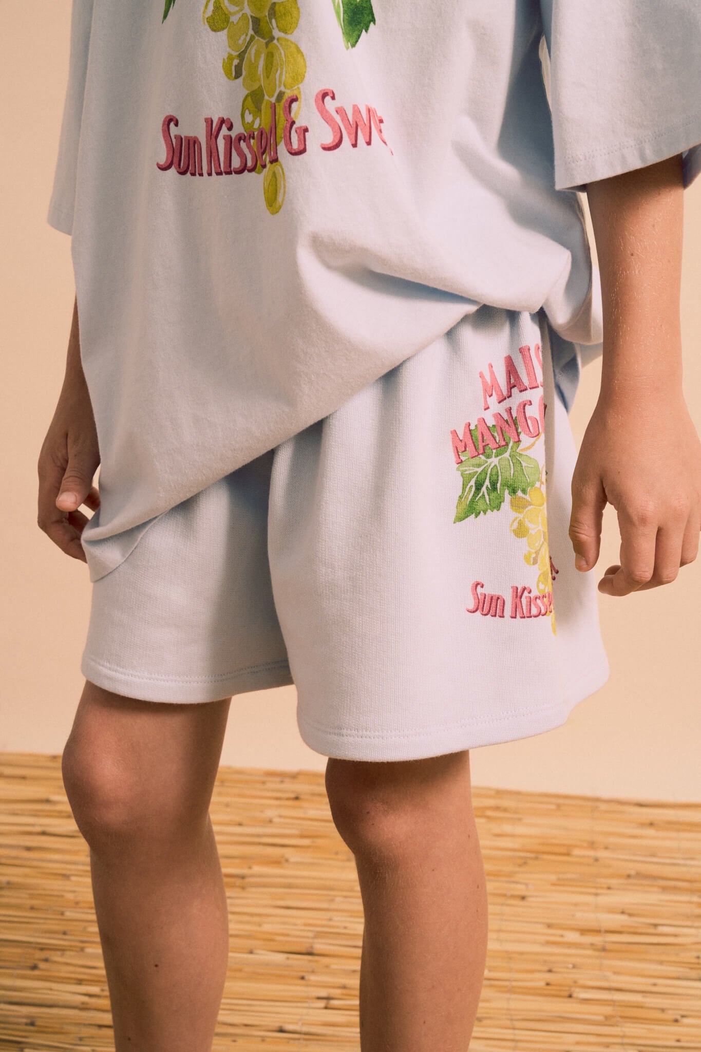 UVAS SWEATSHORTS LIGHT BLUE