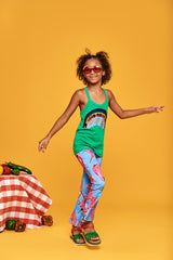 Rainbow Sleevesless T-shirt