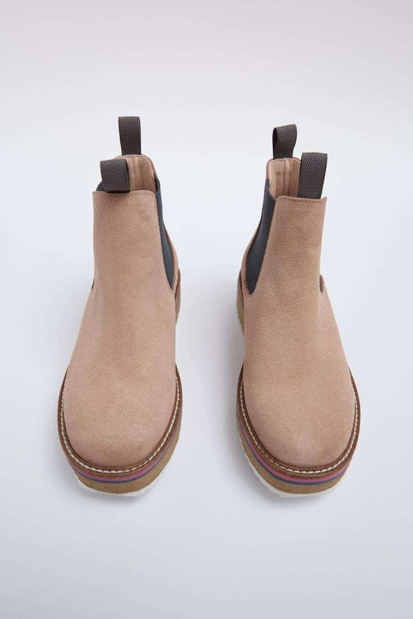 Grape Beige Boots