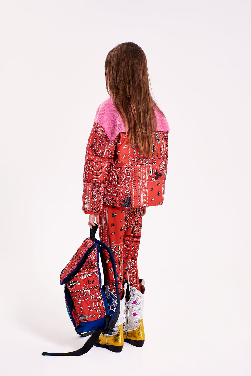 Bandana Backpack Red