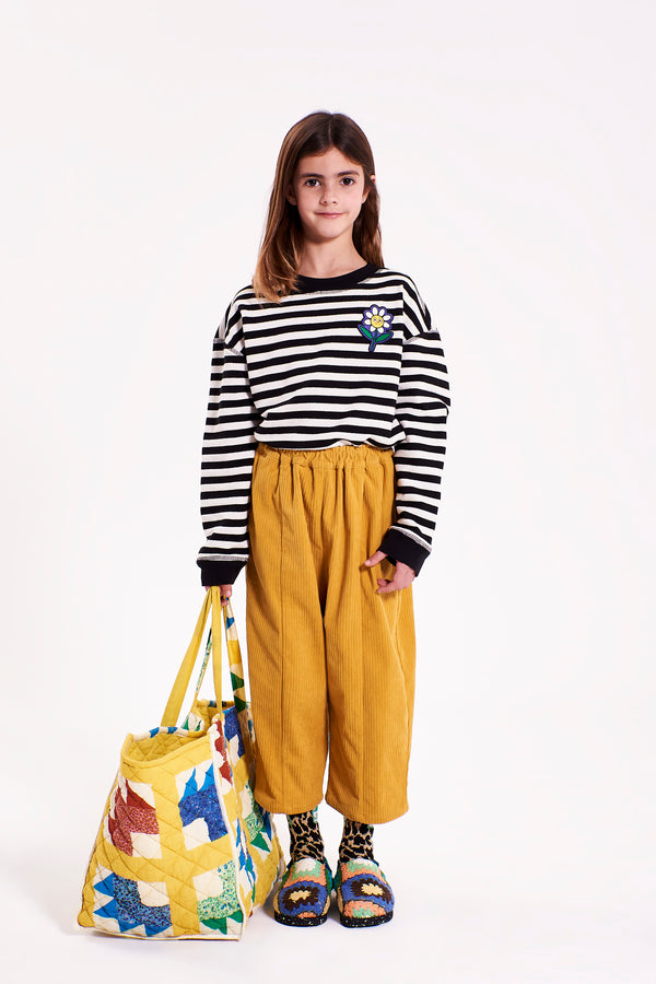 Stripes Long Sleeve T-shirt Black/White