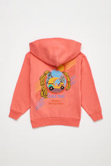 Coco Taxi Hoodie Coral