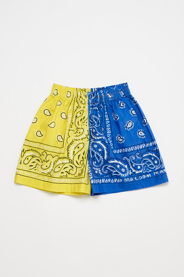 Bandana Shorts Yellow
