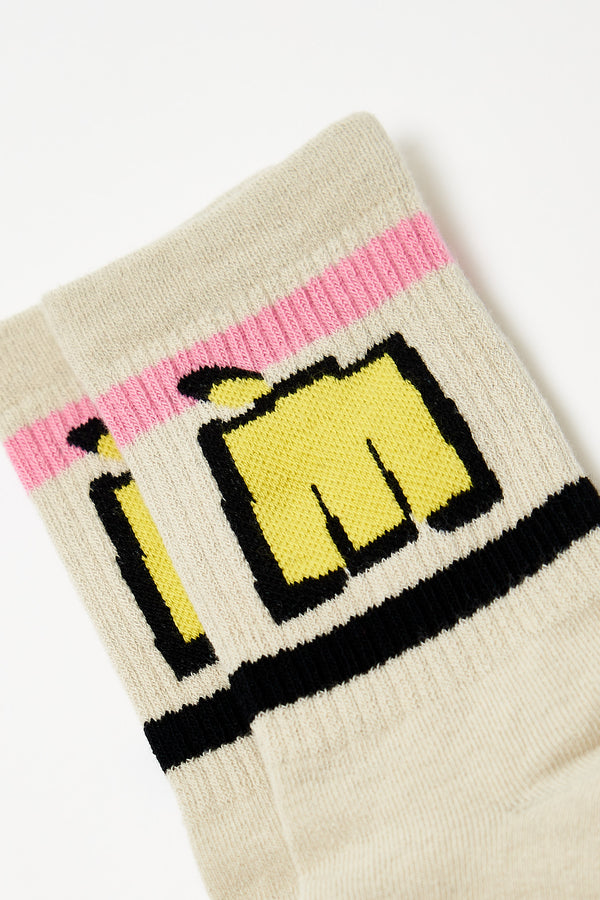 Mangostan Logo Socks White