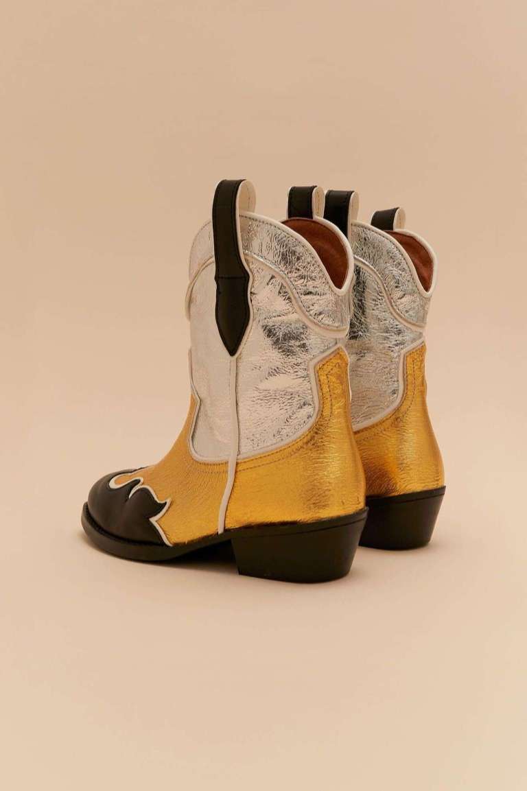 Citrus Black Golden & Silver Woman