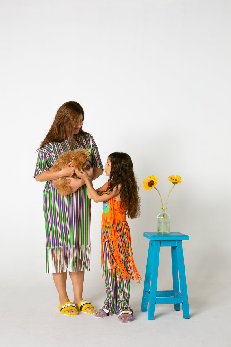 Stripes Gecko Dress Adult