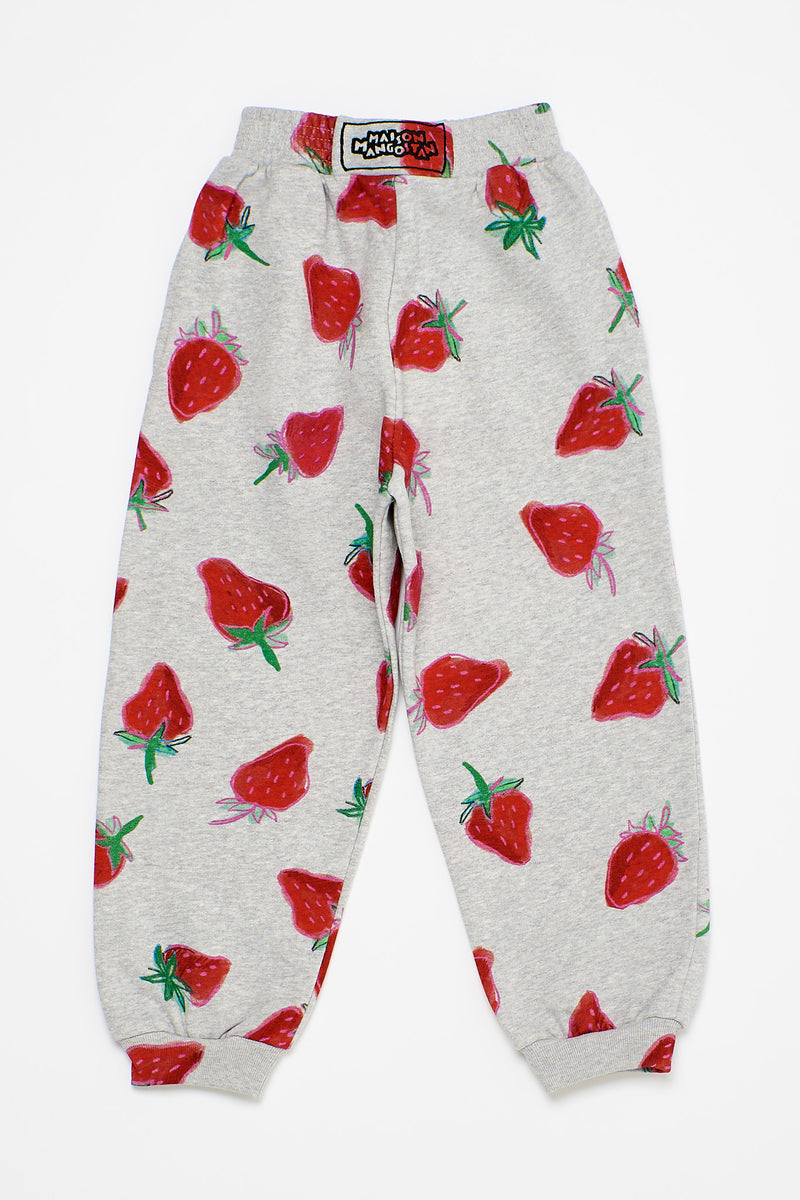 Strawberries Pants Grey Melange