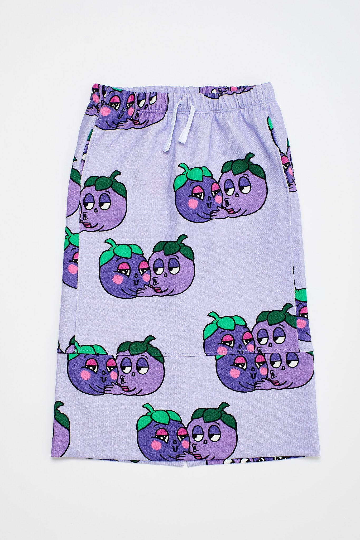 Sweatshirt „Kiss“ in süßem Lavendel
