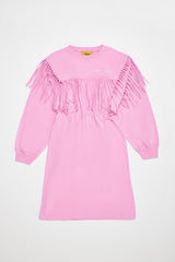 Fringes Dress Pink