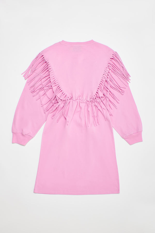 Fringes Dress Pink