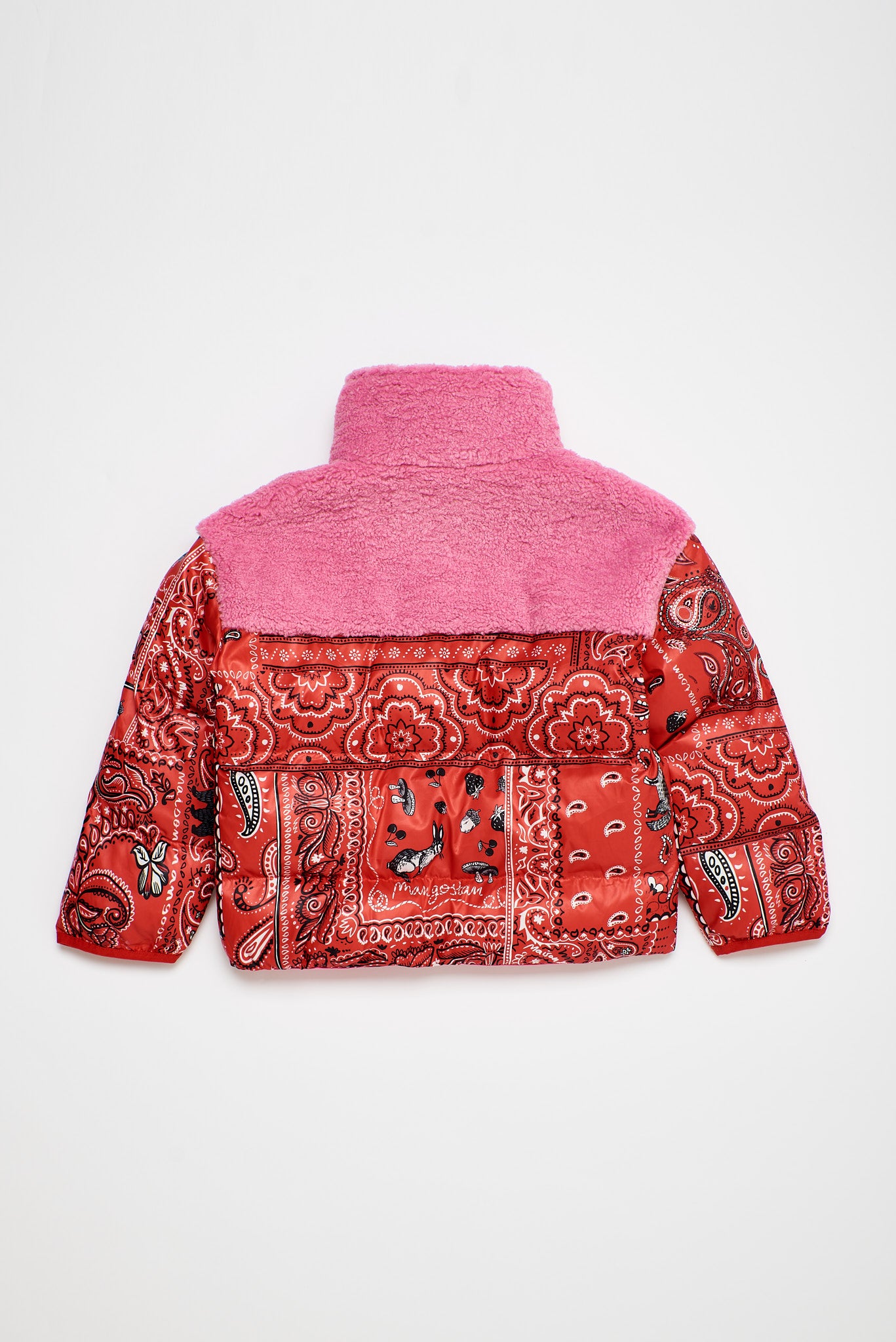 Bandana Padded Jacket Red