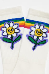 Daisy Socks White