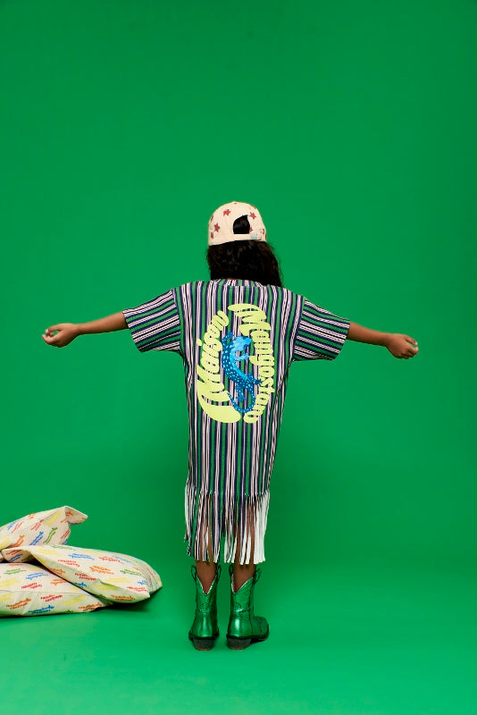 Stripes Gecko Dress